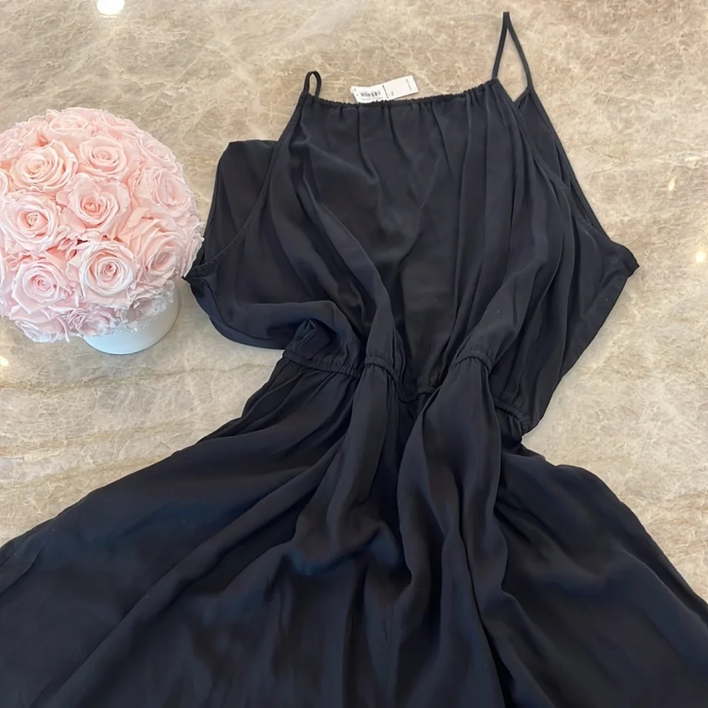 Old Navy Black Rayon Romper - Picture 5 of 5